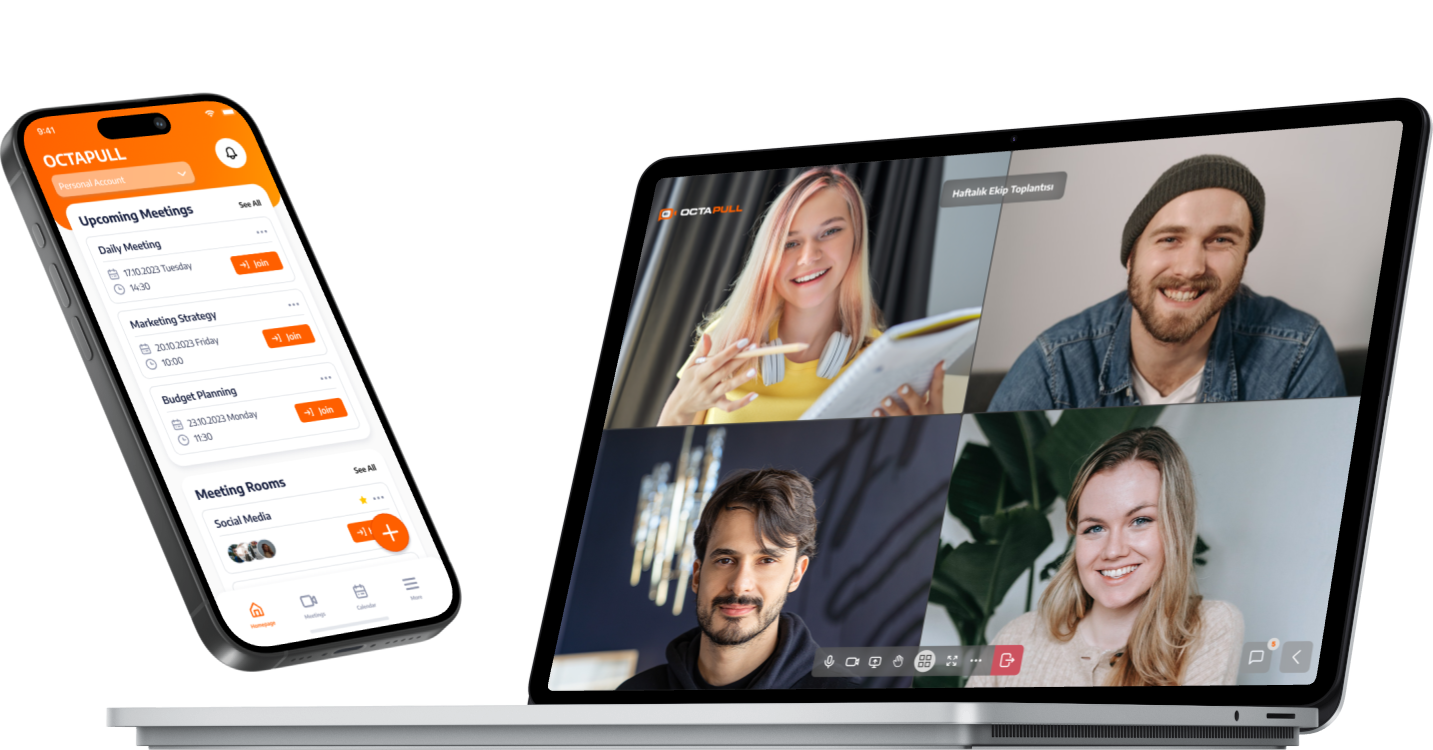 OctaMeet desktop and mobile applications